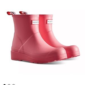Hunter Original Pink Short Ankle Rain Boot